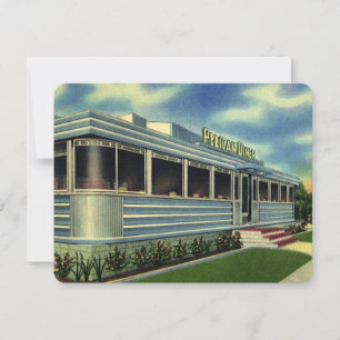 Vintage Classic 50s Retro Restaurant Pelican Midda