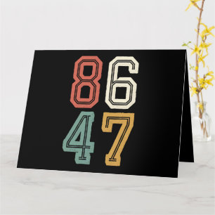 Vintage Classic 86 47 Anti Trump 2024 Impeach Kort