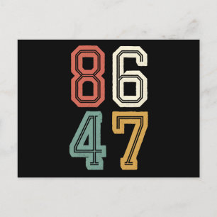 Vintage Classic 86 47 Anti Trump 2024 Impeach Vykort