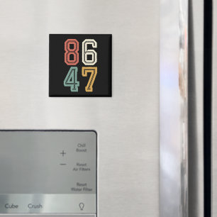 Vintage Classic 86 47 Anti Trump 2024 ställ inpeac Magnet