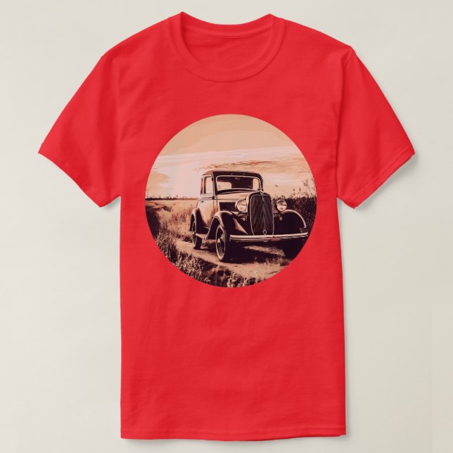 Vintage Classic 9 T Shirt (Design framsida)