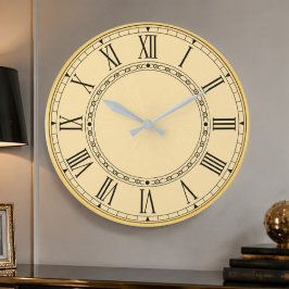 Vintage Classic Antique Gold Stor Klocka