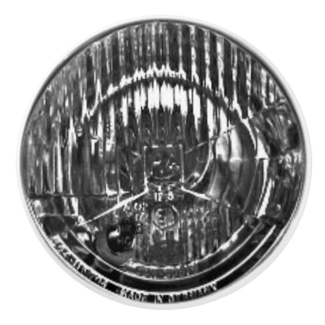 Vintage Classic-bilens strålkastarkrom Knopp (Framsidan)