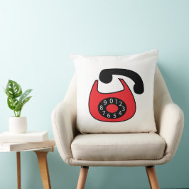 Vintage Classic Black Red Kudde