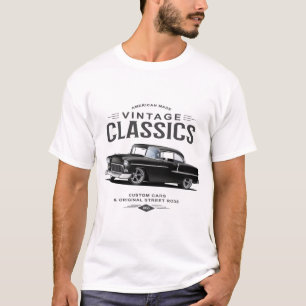 Vintage Classic Black Street Rod T Shirt