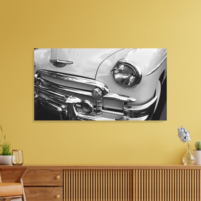 Vintage Classic Car Chevrolet Canvastryck (Insitu (Vardagsrum))
