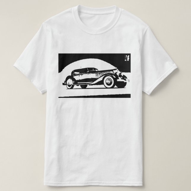 vintage classic car tee (Design framsida)