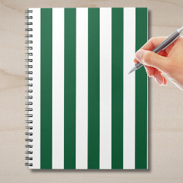 Vintage Classic Flaska Grönt & White Rand Anteckningsbok