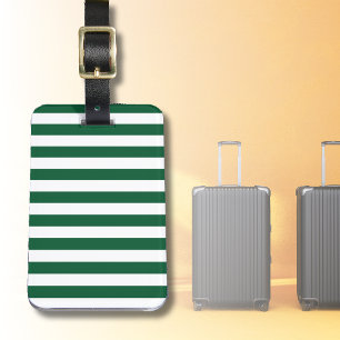 Vintage Classic Flaska Grönt & White Rand Bagagebricka