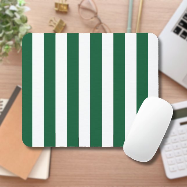 Vintage Classic Flaska Grönt & White Rand Musmatta (Skapare uppladdad)