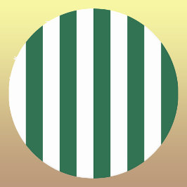 Vintage Classic Flaska Grönt & White Rand Underlägg Papper Rund