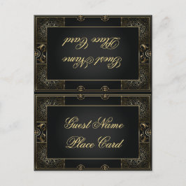 Vintage Classic Gatsby Stil Place Card Vykort