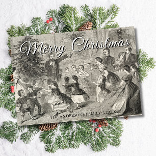 Vintage Classic God jul Homer Julkort