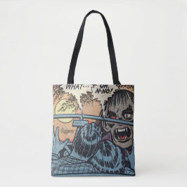 Vintage Classic Horror Tecknad Tygkasse