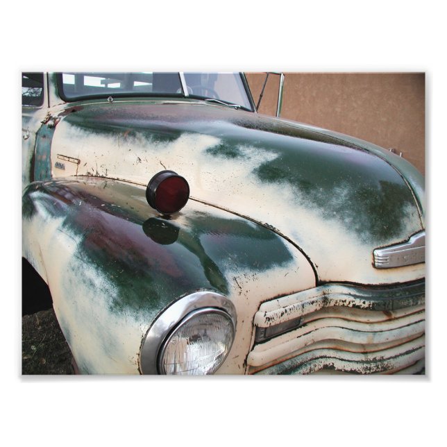 Vintage Classic Lastbil Fototryck (Framsidan)