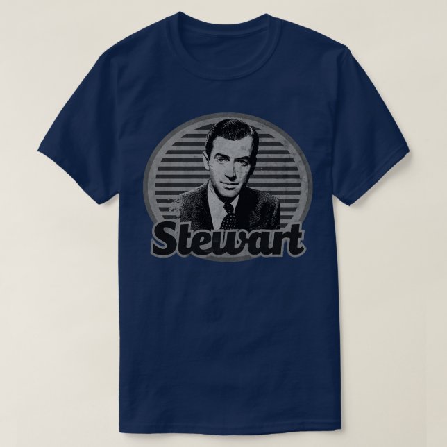 Vintage Classic Stewart T Shirt (Design framsida)
