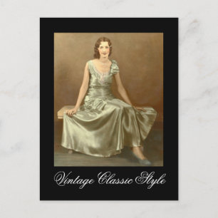 Vintage Classic Stil Vykort