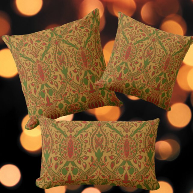 Vintage Classic William Morris Lumbarkudde (For the holidays or all year long...Classic William Morris)