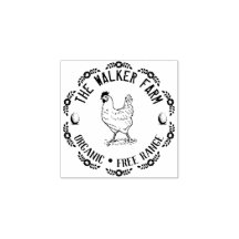 Vintage Classical ⎢ Personlig Egg Rubber Frimärke