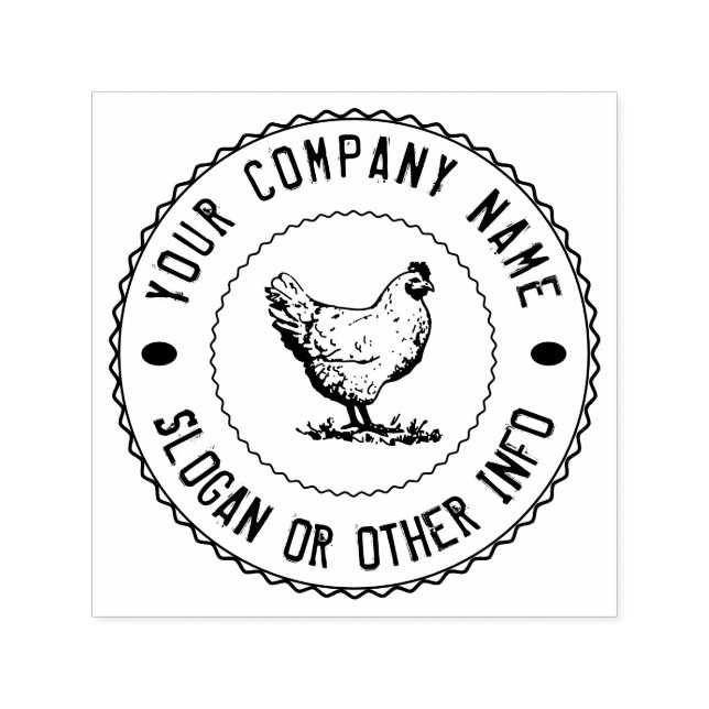 Vintage Classical ⎢ Personlig Egg Självfärgande Stämpel (Design)