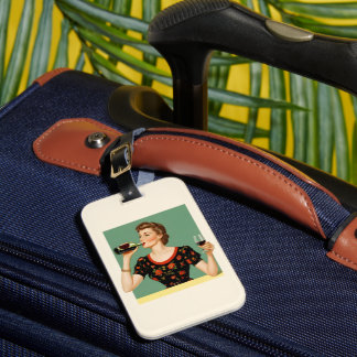 Vintage Classy-ish Luggage Tag Bagagebricka