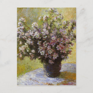 Vintage Claude Monet Bouquet från Mallow Vykort