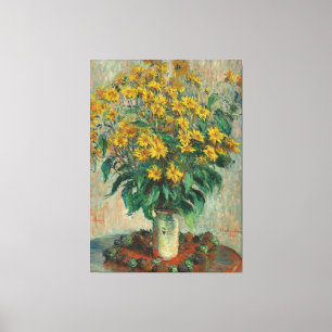 Vintage Claude Monet Jerusalem Artichokes Canvastryck