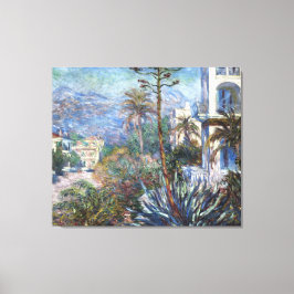 Vintage Claude Monet Villas vid Bordighera Canvastryck