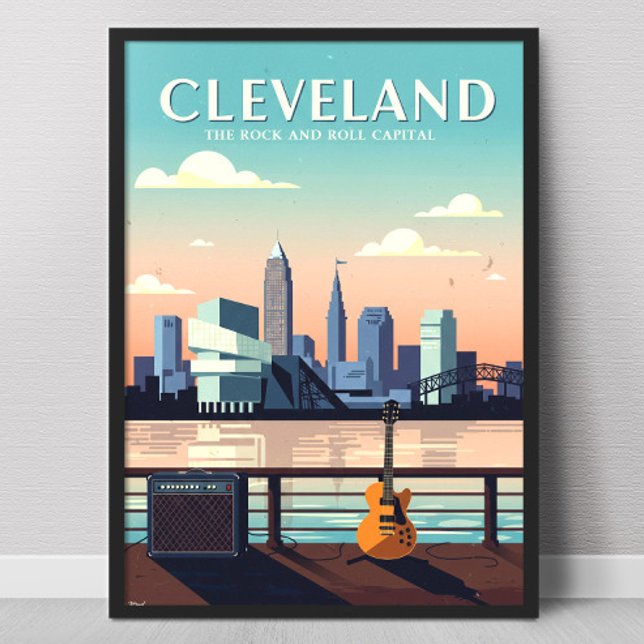 Vintage Cleveland Ohio Poster (Skapare uppladdad)