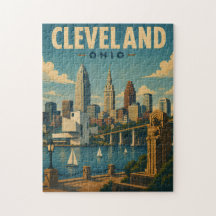 Vintage Cleveland Ohio Siluett