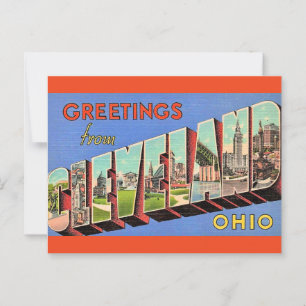 Vintage Cleveland Ohio Vykort