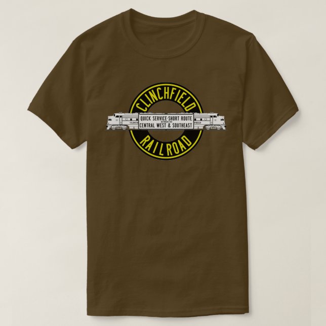 Vintage Clinchfield Railroad 1 T Shirt (Design framsida)