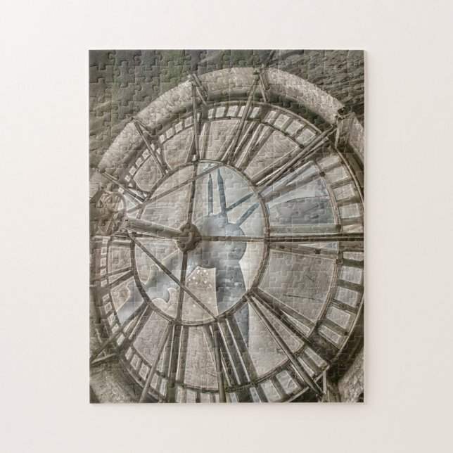 Vintage Clock Torn Pussel (Vertikal)