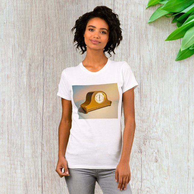 Vintage Clock Womens T-Shirt (Skapare uppladdad)