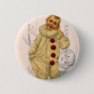 Vintage Clown Postcard Digital Art Knapp
