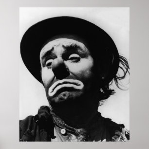 Vintage Clown Poster