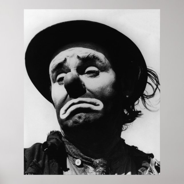 Vintage Clown Poster (Framsidan)