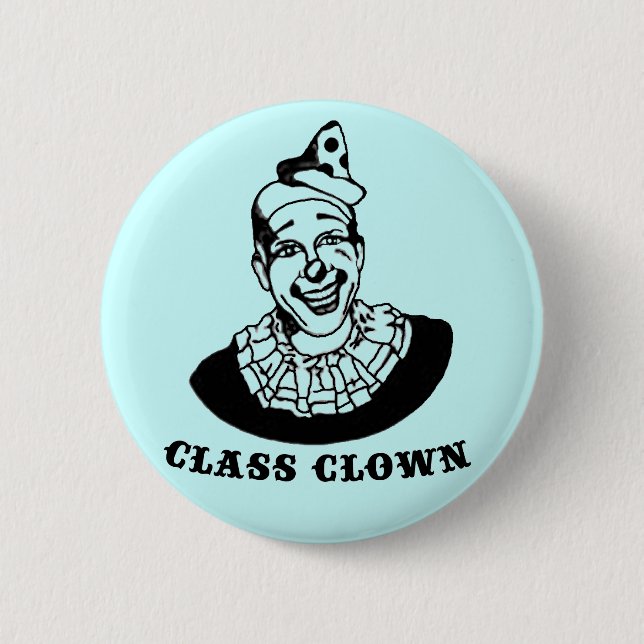 Vintage Clownnål Knapp (Framsida)