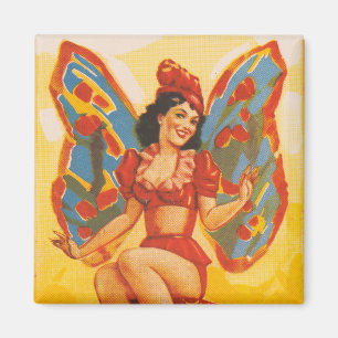 Vintage Clyde Beatty Circus Poster Magnet