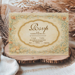 Vintage Coastal Seashell Quinceañera OSA Kort