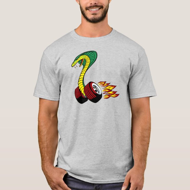 Vintage Cobra Logotyp T-Shirt (Framsida)