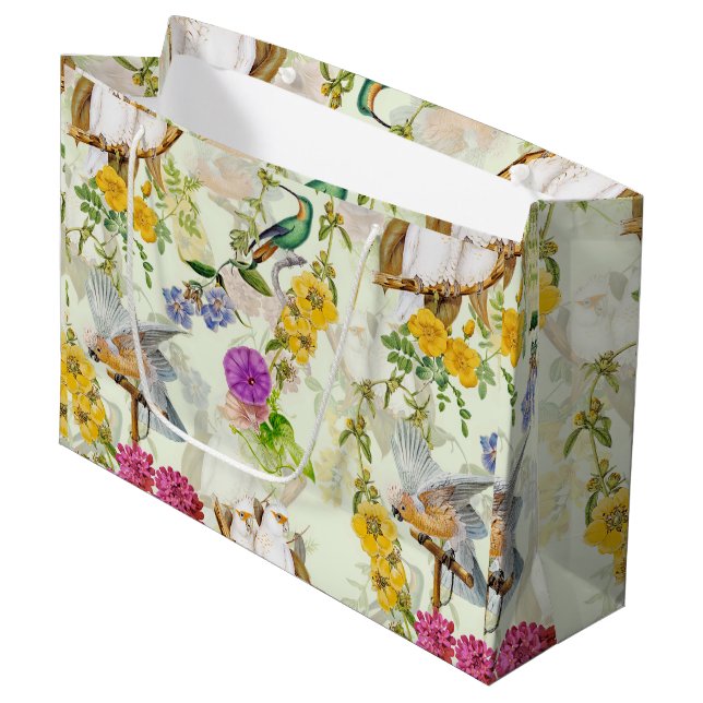 Vintage Cockatoo Jungle 3 (Framsidan Vinklad)