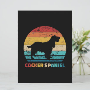 Vintage Cocker Spain Gift Cocker Spain Älskare