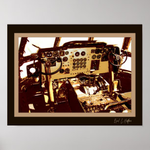 Vintage Cockpit Poster