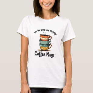 Vintage Coffee Älskare Rustic Café Aesthetic Art T Shirt