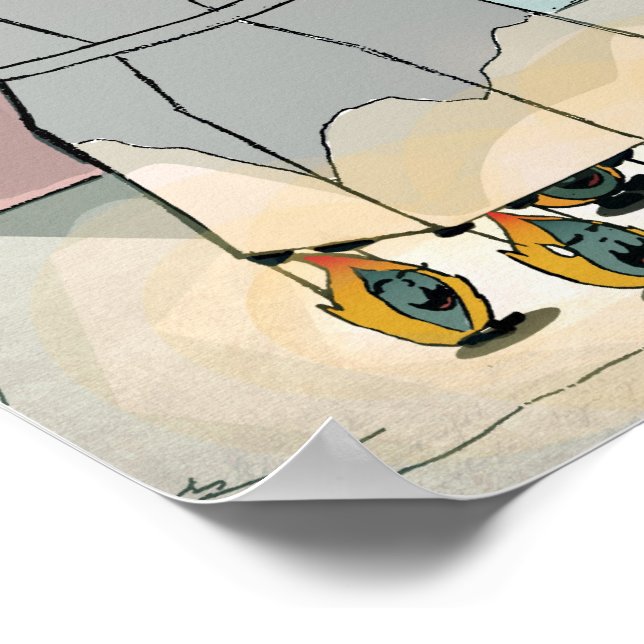 Vintage Coffee Maker Poster (Hörn)