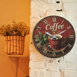 Vintage Coffee Stor Klocka
