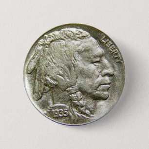 Vintage Coin Collectors Indian Head Silver Nickel Knapp
