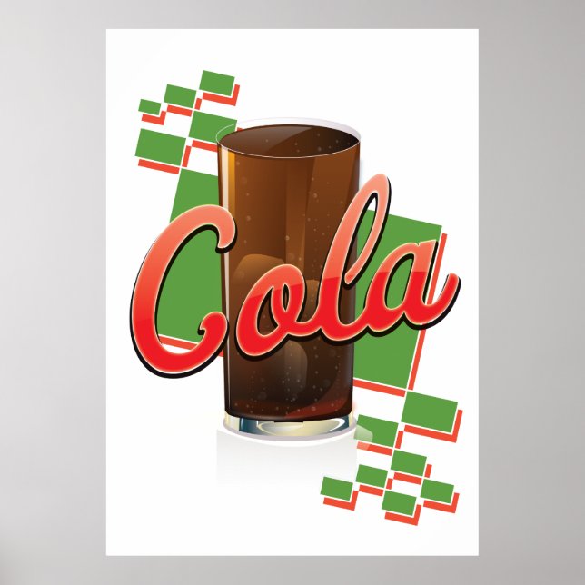 Vintage Cola Commercial Poster (Framsidan)