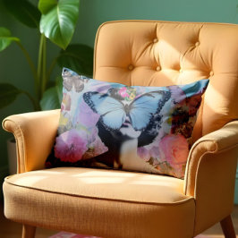 Vintage Collage Lumbarkudde